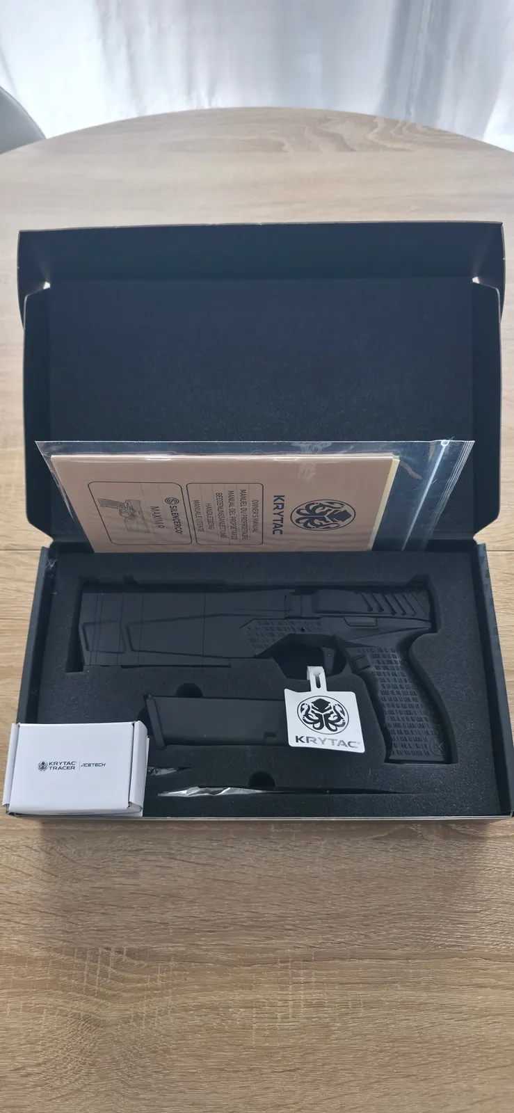 ​[Krytac / SilencerCo] Maxim 9 GBB + Module Tracer Acetech – État Neuf (Sous licence)
