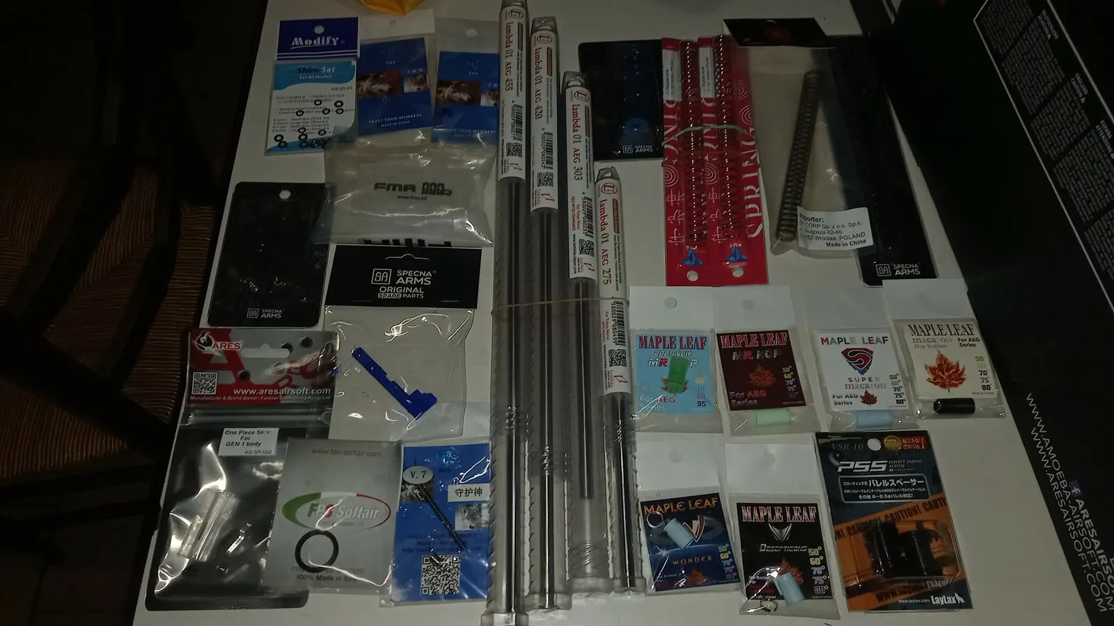 Gros Lot de Canon 6.01, Piéces d'Upgrade & Joint Hopup ect...